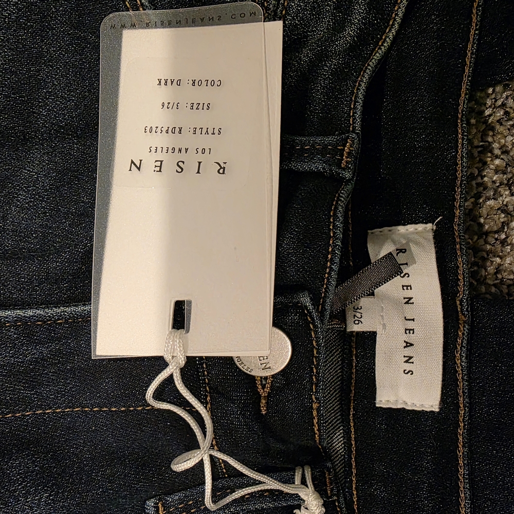 Risen Jeans Dark Blue Women's Jeggings